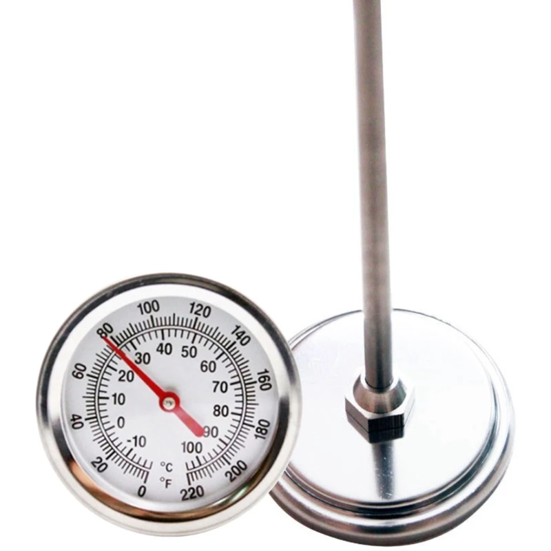 Kitchen Compost Soil Thermometer Stainless-Measuring Probe Detector Dropship