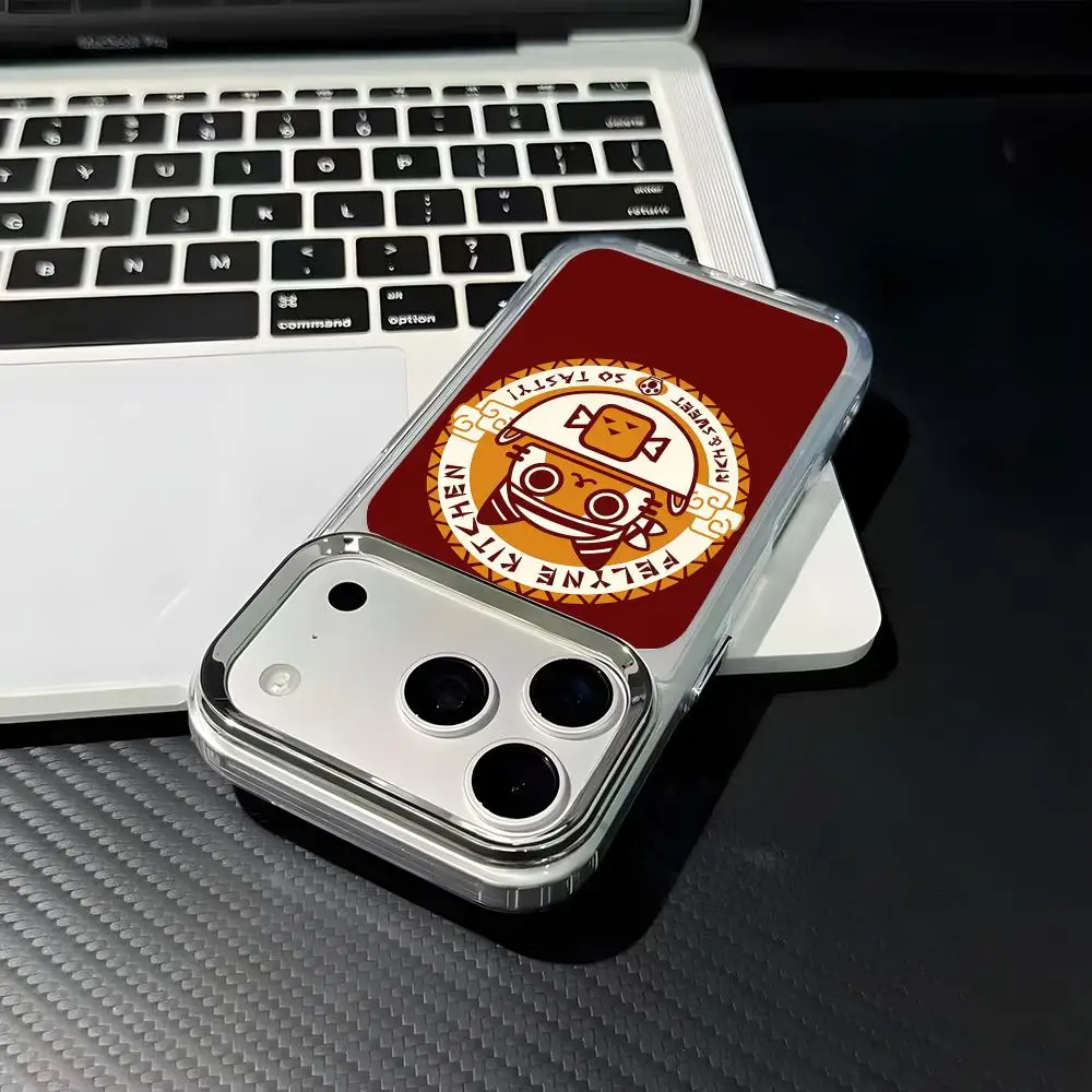 Monster Hunter Phone Case For iPhone17 16 15 14 13 12 11 Pro Max Plus Chrome Button Camera Ring Transparent Case - view 3