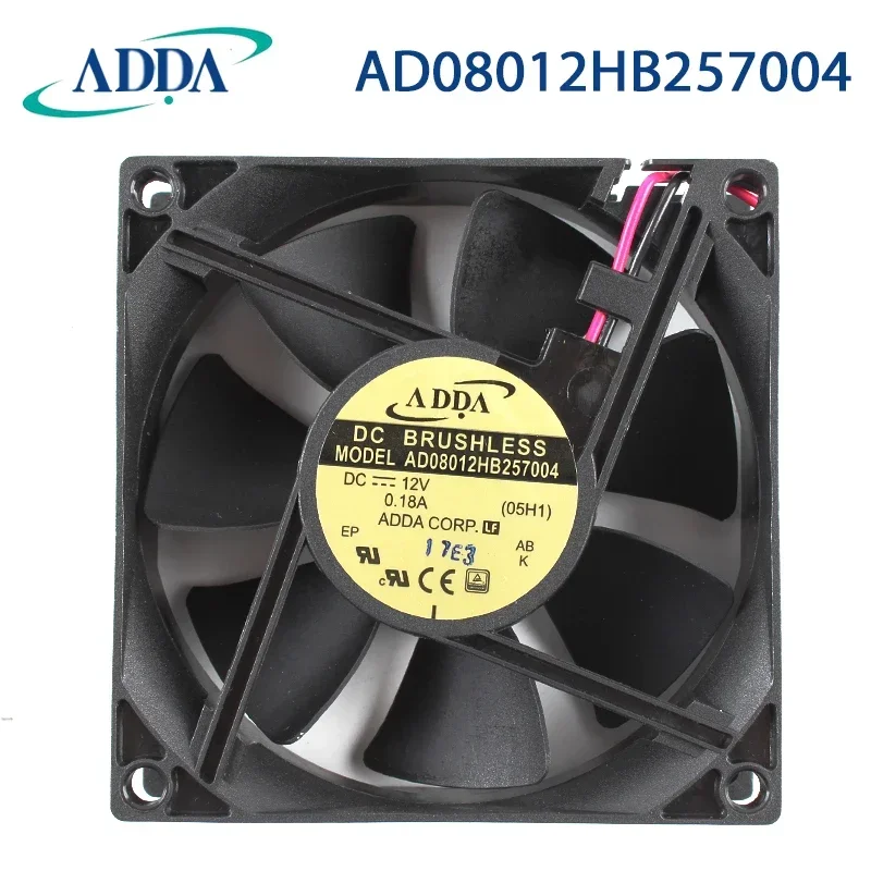 

Вентилятор охлаждения сервера ADDA AD08012HB257004 DC 12V 0.18A 80x80x25мм, 2-проводной