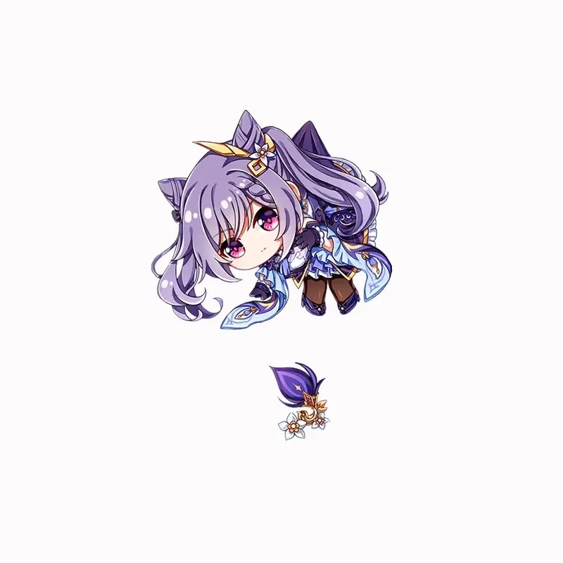 Genshin Impact Aether Albedo Keychain Cute Backpack Pendant Keychain Collection Desk Display Ornament That Are Famous In AE