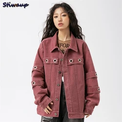 Plus Size Y2k Bomber Jackets for Women Korean Popular Clothes Ladies Japanese Vintage Women's Luxury Clothing Sales Trend 2024