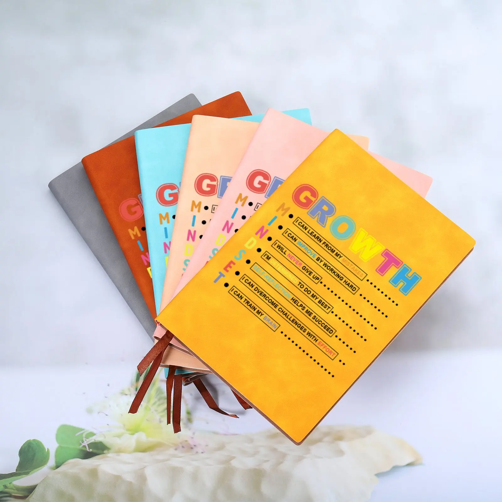 Gepersonaliseerd Tijdschrift Voor Groei Mandset Gratis Graveren Kleur Notebook Voor Familie/Kind Multifunctionele Notebook Geschenken Whoesale