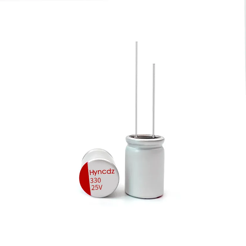 60pcs 25V330uf solid state capacitor new original long life high temp radial lead 8x12mm low esr for power supply repair