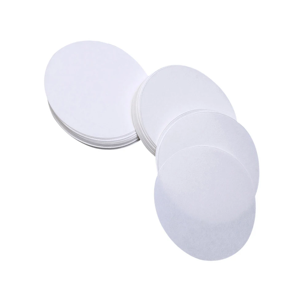 

100Pcs Qualitative Filter Paper Medium Flow Rate Discs 12.5cm Diameter Premium for Chemistry Lab Particle Separation