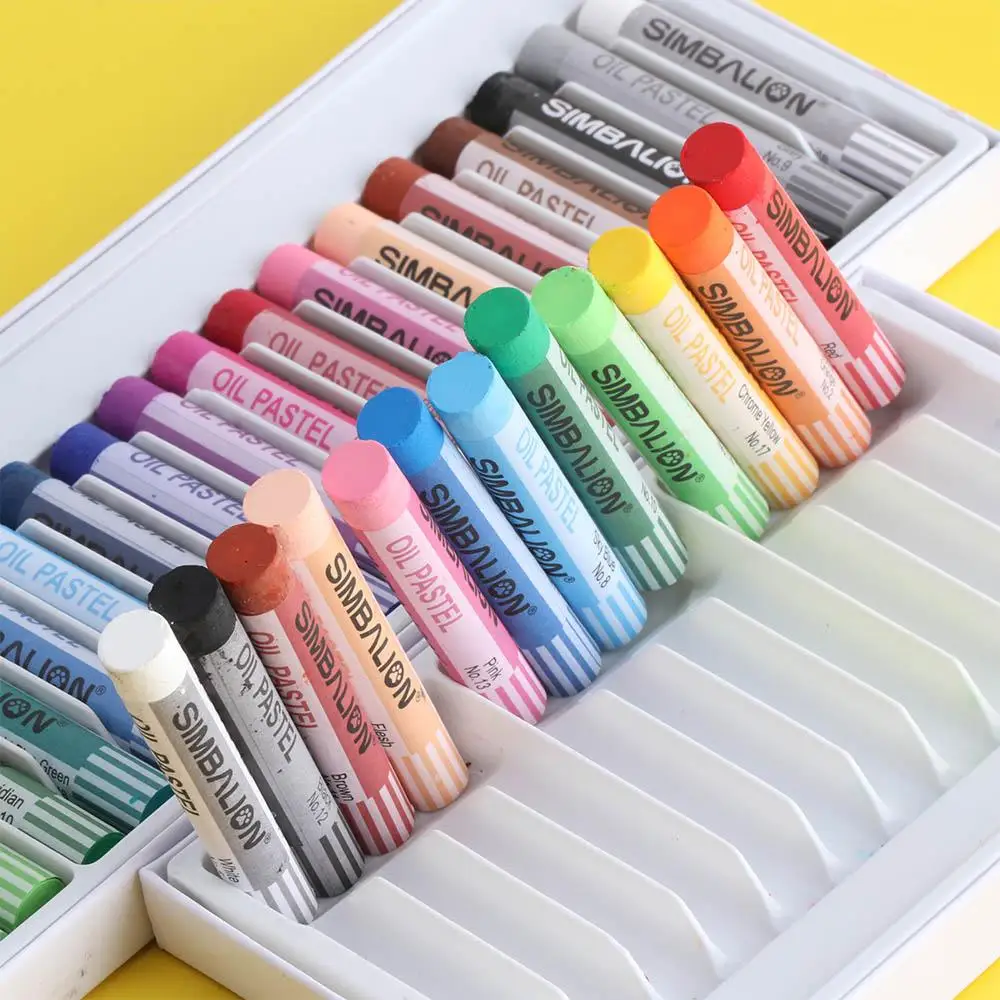 

12/24/36 Non Toxic Painting Beginners Kids Students Birthday Gift Oil Pastels Set Crayons Oil Pastel Stick Art Supplies