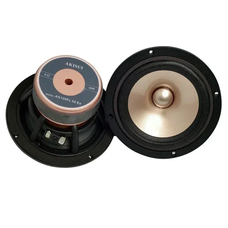 AKISUI-وحدة سائق سماعات ذات تردد كامل ، إطار من الألومنيوم الصب ، مخروط ورق ذهبي مختلط ، أصلي ، 4ohm ، 60 واط ، D152mm ، 6 "، 1 قطعة