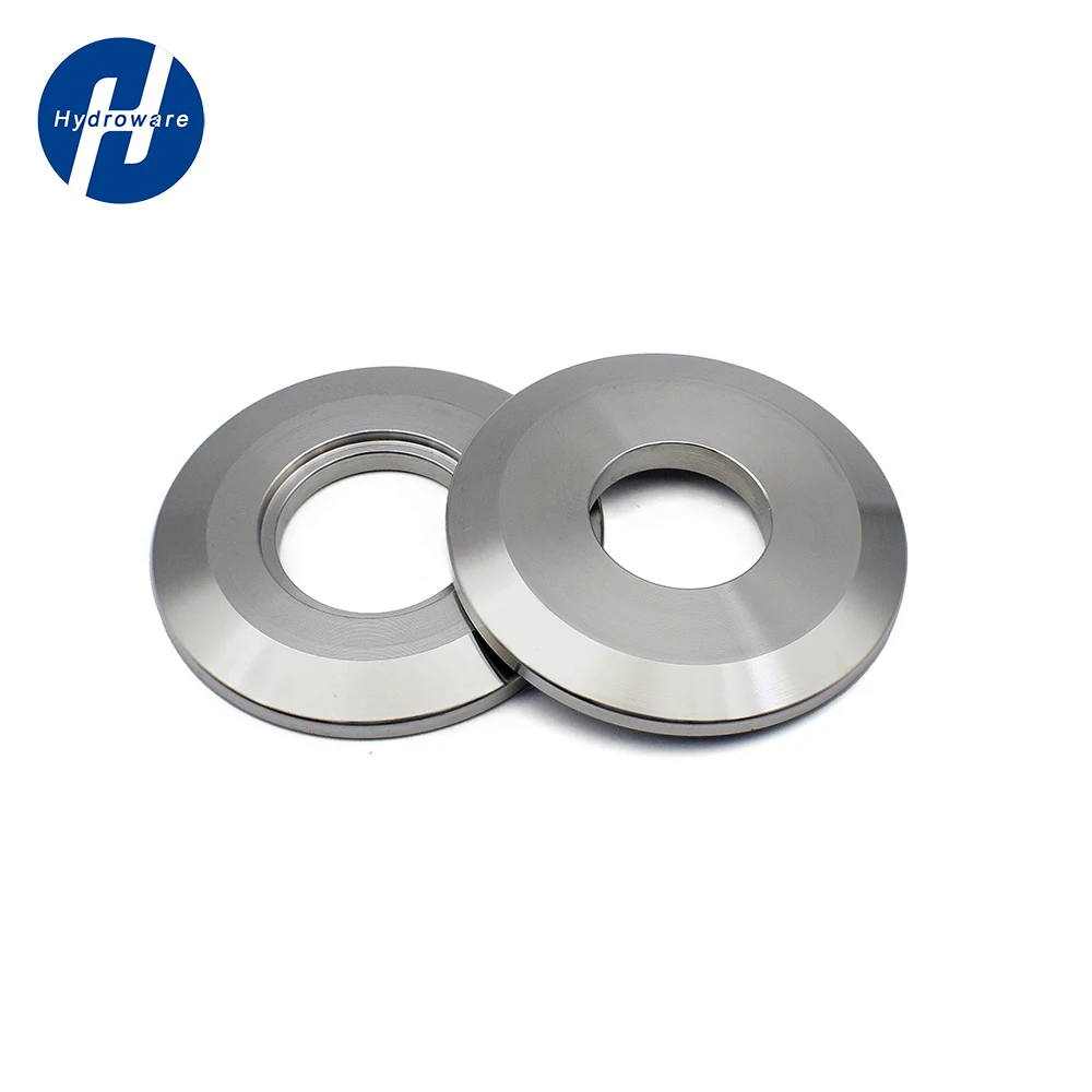 19mm-108mm SS304 Stainless Steel Sanitary Blind Cover Tri Clamp End Cap with Central Hole Quick Opening Blind Disk Pipe Fitting