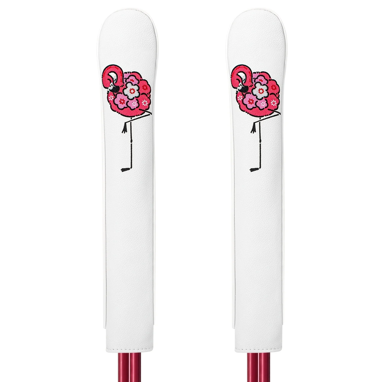 1 funda para cabeza de palo de golf y palo de dirección con diseño de flamenco, adecuada para práctica, torneos, salidas informales, duradera, con temática de flamenco