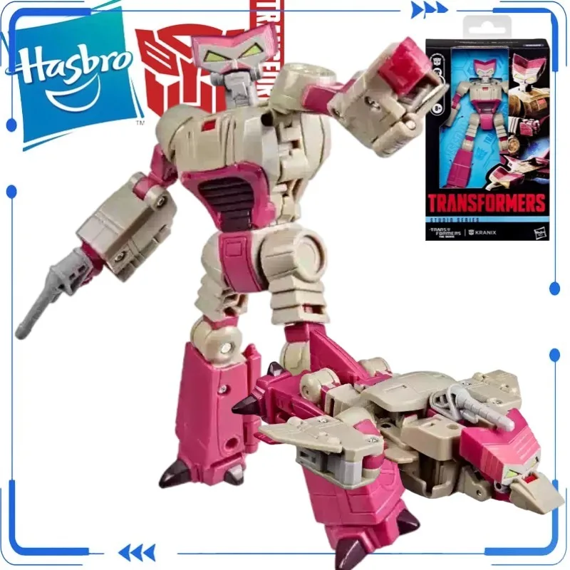 Figura de acción transformable de 20 pasos de la serie Studio de Transformers de Hasbro, Kranix, de la película Transformers, clase Deluxe