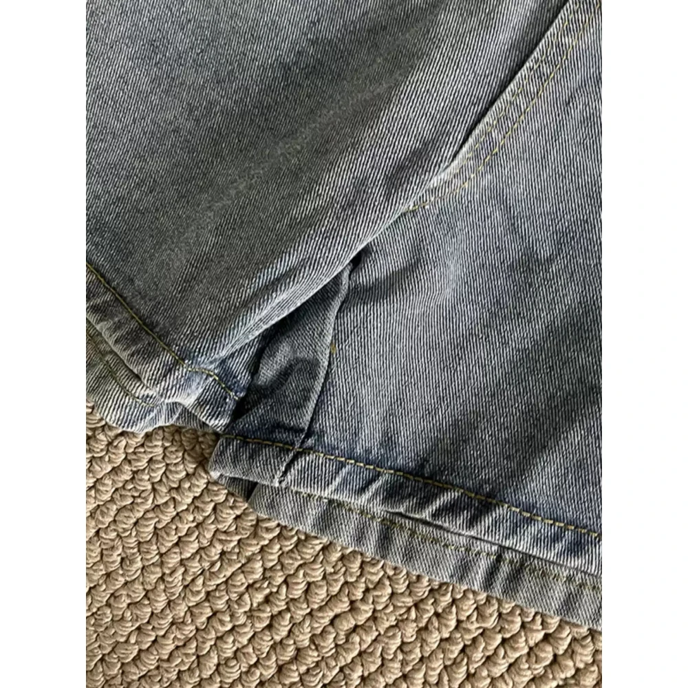 Faldas cortas de cintura alta para mujer, faldas cortas de estilo coreano de Color sólido, corte en A, pierna ancha, combina con todo, para oficina, 18-24 años