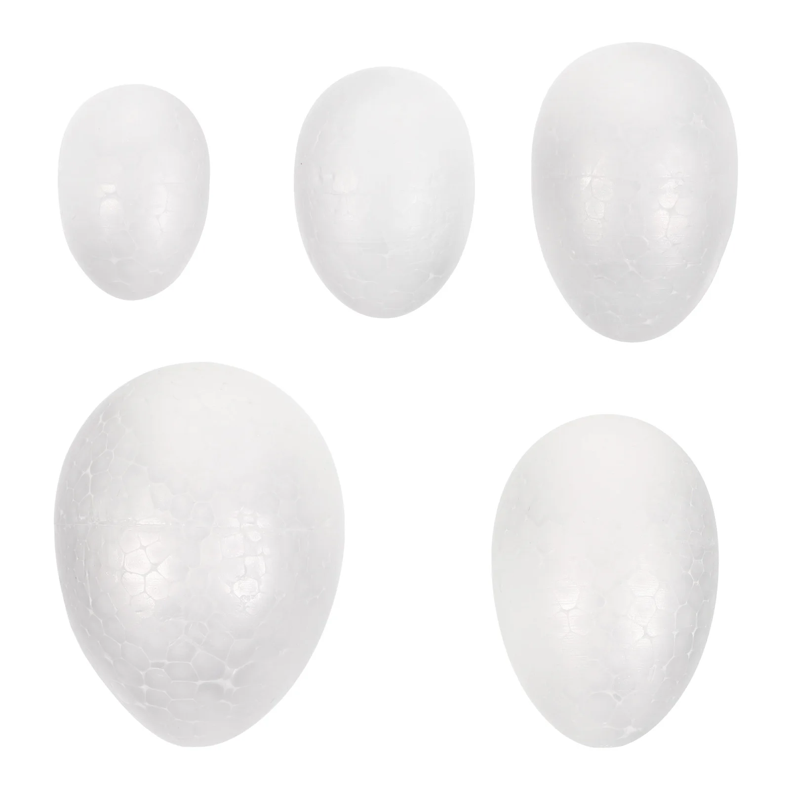 50 Uds. De huevos de Pascua artesanales, accesorios completos ligeros, variedad de tamaños para niños, decoración para guardería, diversión para fiestas