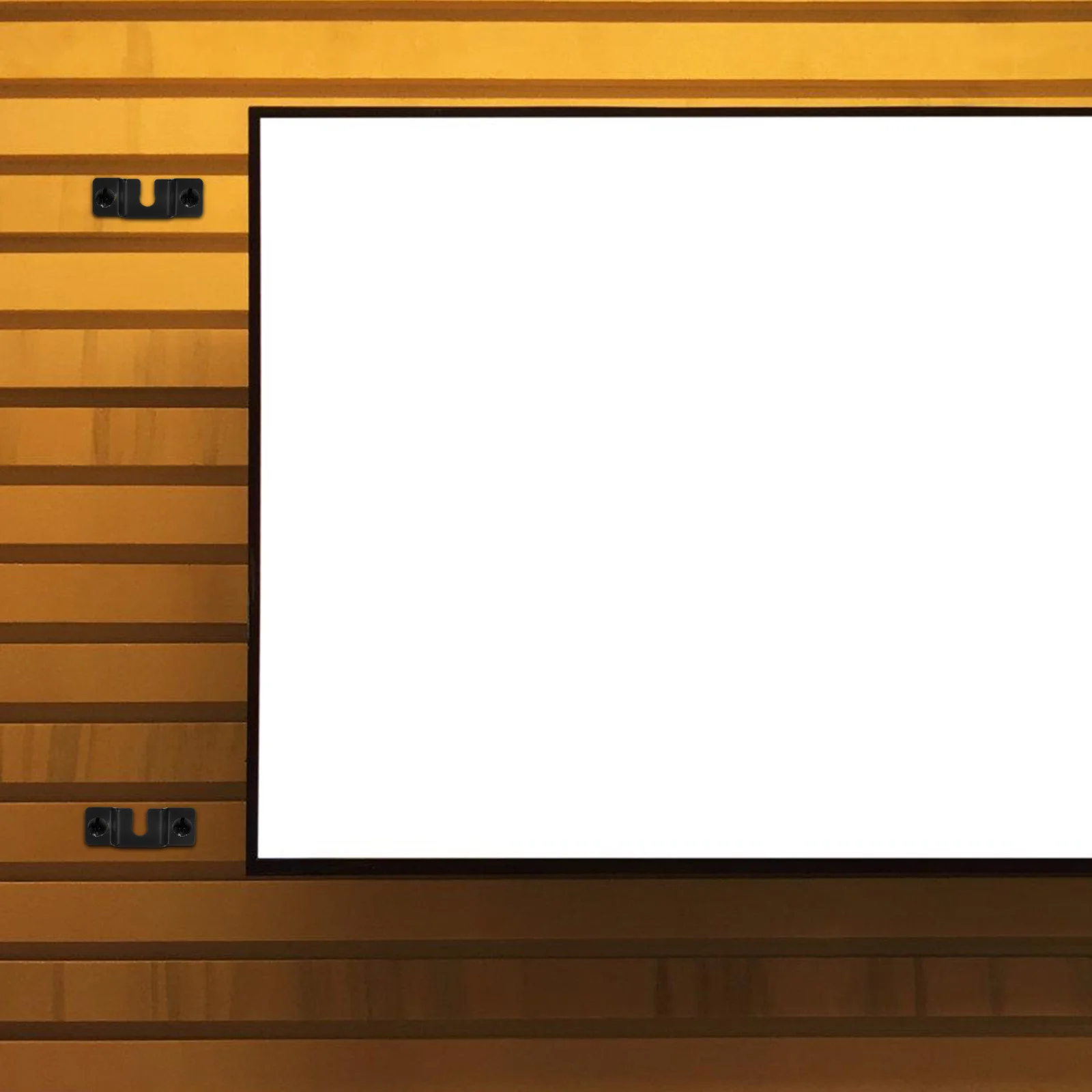 

1 Pair Wall Mount Bracket For Sturdy Metal Speaker Support Under Sound Bar Mounting Bracket Under Sound Bar Mount