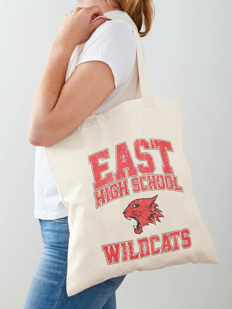 East High School Wildcats (Variant) Tote Bag tote bag screen shopping bag Large bags for women tote bags cloth bags