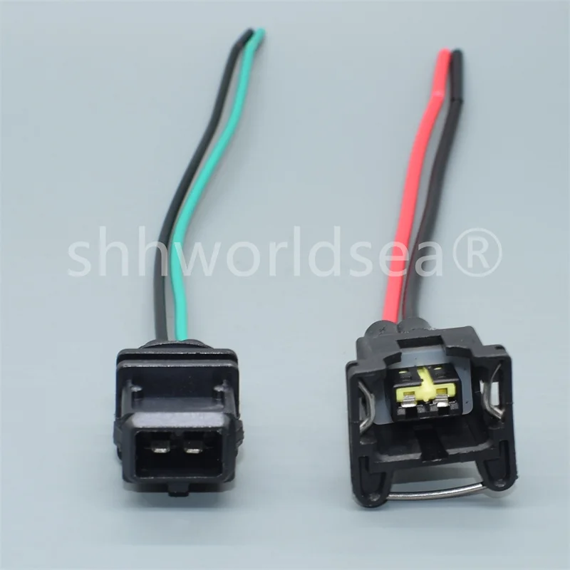 1/10 2 Pin Car Water Temperature Sensor Fuel Injector Ignition Coil Plug Waterproof Connector Wiring Harness 368354-1 1928402448