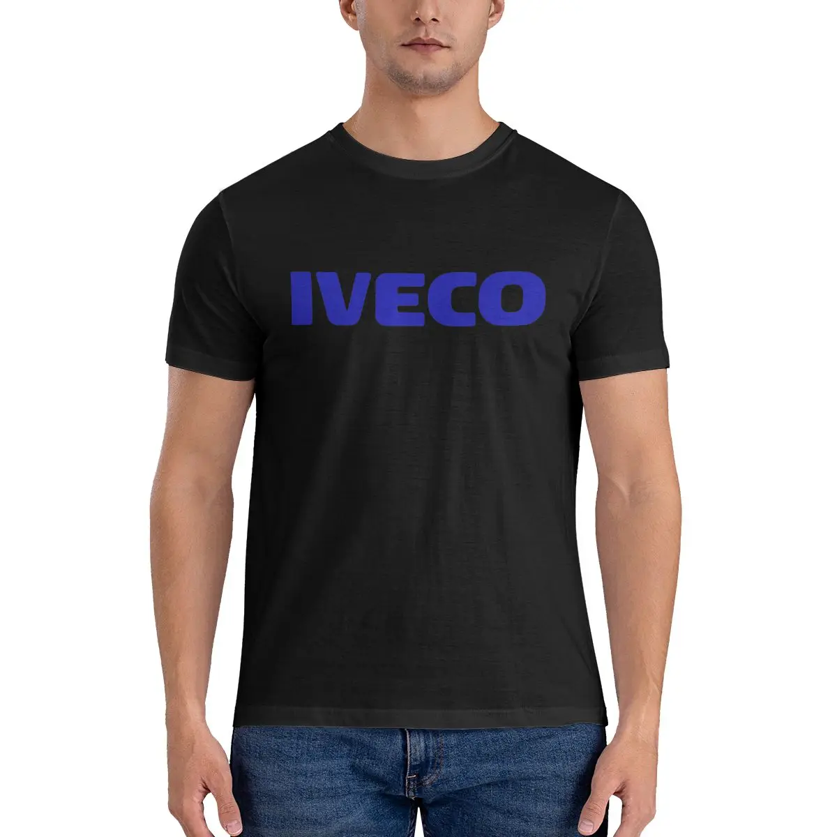 IVECO Fashion T Shirt Printed Cotton Men\'s T-Shirt Men Tops Funny Short Sleeve Tee