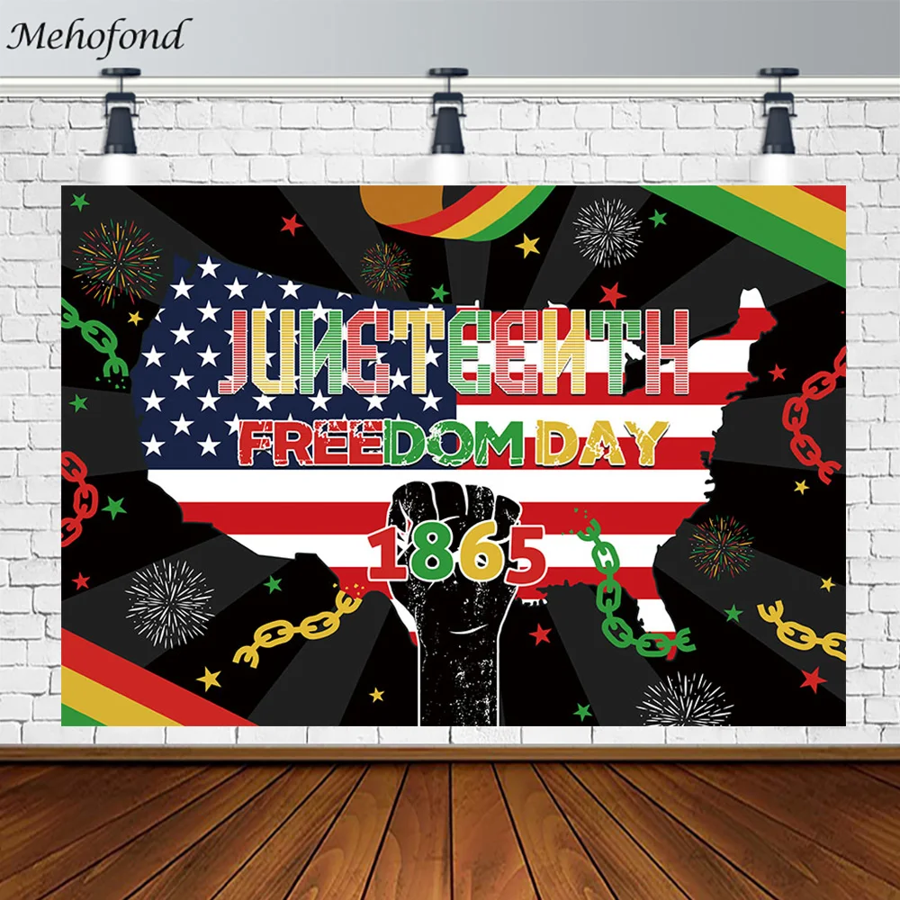 Mehofond Independence Day Backdrop July 4th US Flag Festival Poster Decoration Happy Birthday Photo Studio Photocall Props