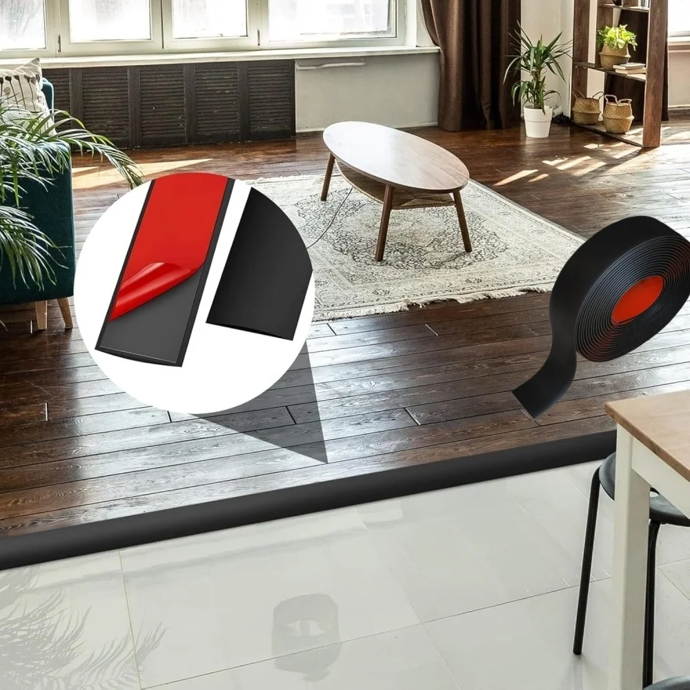 

1 шт., 3 метра X 4 см, самоклеящиеся нескользящие водонепроницаемые полоски для покрытия пола для зазоров в полу, плитки, порог ковра, переход