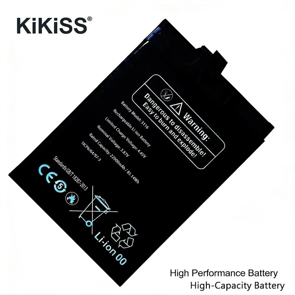 

Аккумулятор для мобильного телефона 22000 мАч, стабильная высокая производительность для Ulefone Armor 24 3116