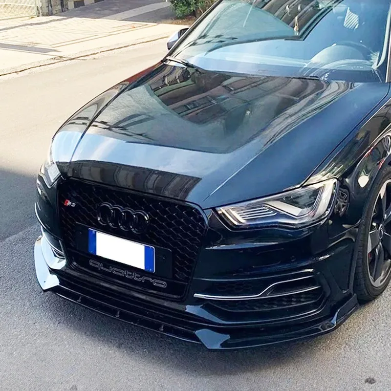 

Для Audi A3 S-Line S3 8V Pre Facelift 2012-2016 (не для A3 Standard) Передний бампер Губа Подбородок Спойлер Сплиттер Диффузор Bodykit