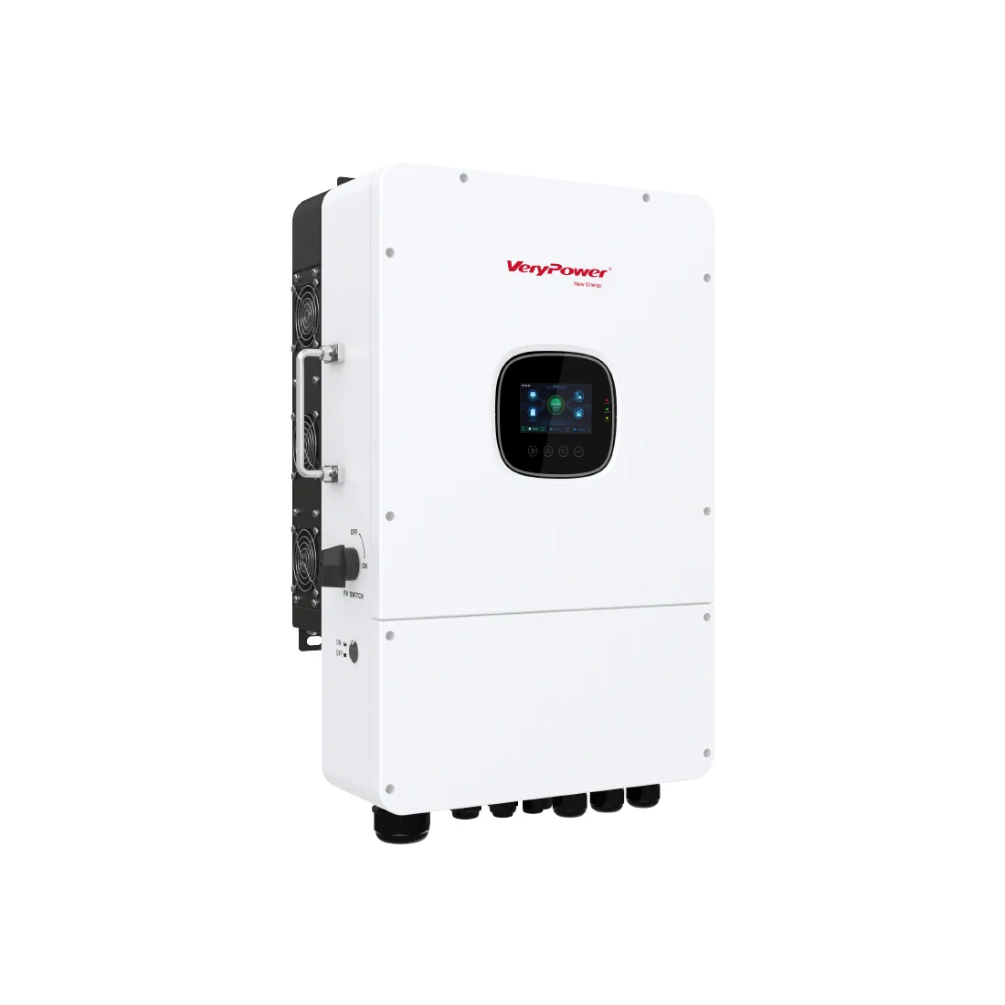 8KW Hybrid Solar Inverter Single Phase 230Vac 48V 50/60Hz Pure Sine Wave Power Converter for Home Energy Storage System Pro