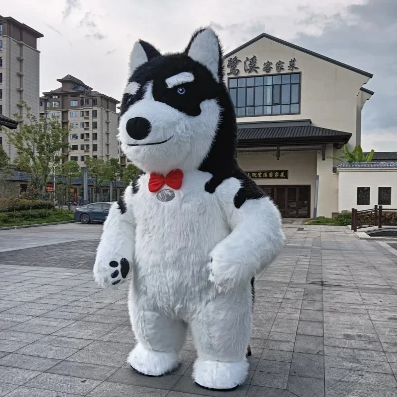 2 متر-3 متر أجش الكلب الباندا الدب القطبي التميمة الكبار المشي نفخ زي عيد الميلاد حفلة عرض إعلاني الدعائم الطرف