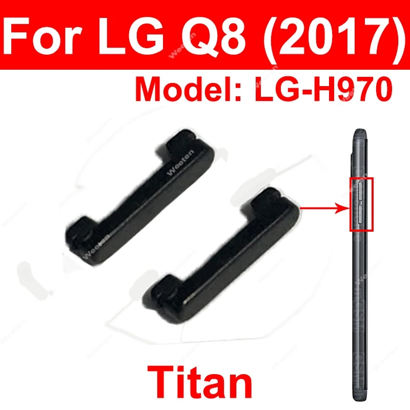 For LG Q6 Q7 Q8 Q9 Power Volume Side Buttons On OFF Power Volume Side Keys Repair Parts