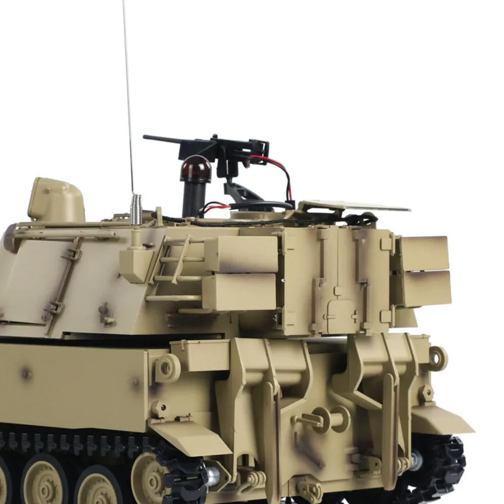 US Stock Gift Tongde RC RTR Tank M109A2 Self-propelled Howitzer 1/16  Infrared BB Barrel Recoil Military Panzer Model for Adults