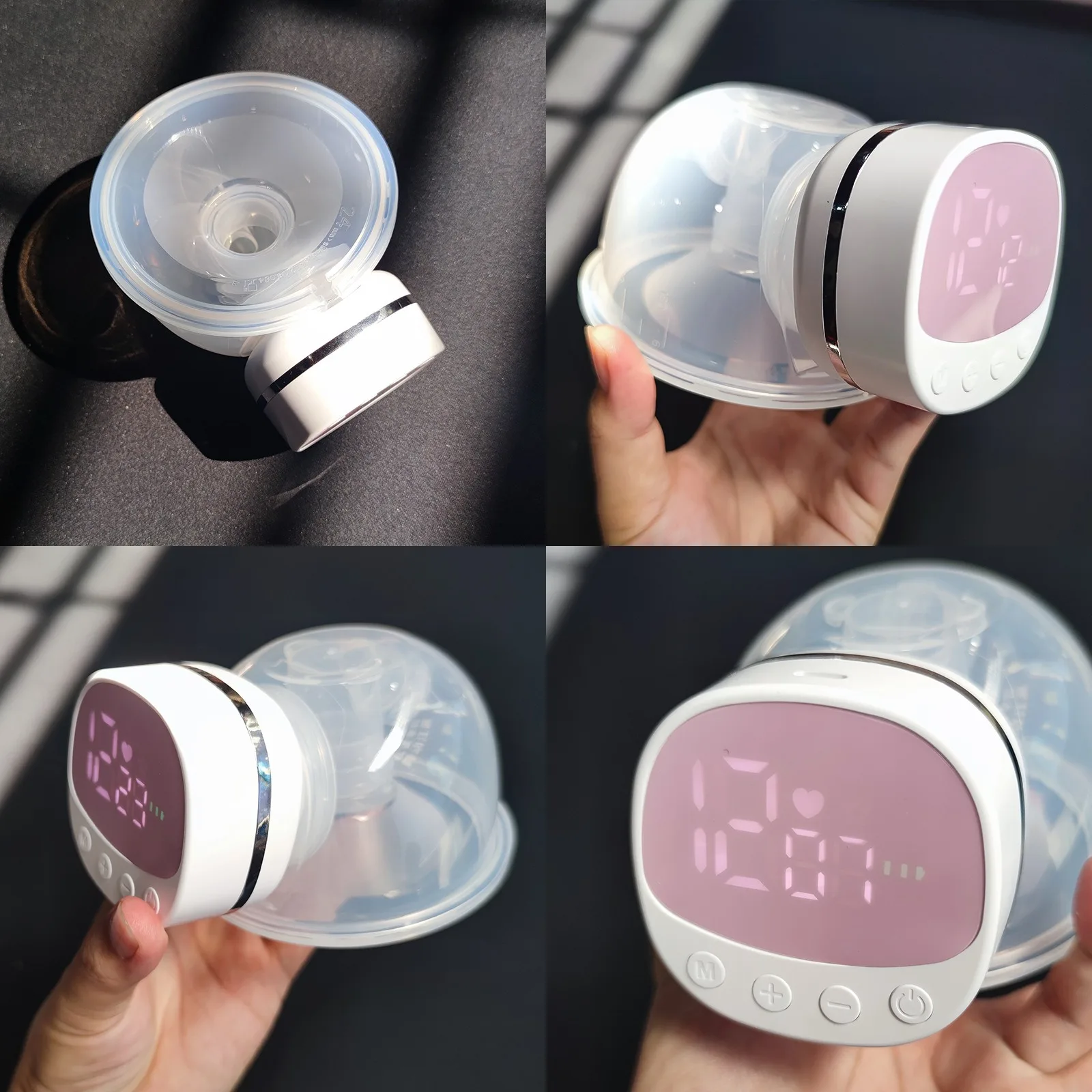 Tire-lait portable! 5 modes et 15 vitesses. Design mains libres pour une allaitement facile Profitez de la commodité pendant les soins infirmiers