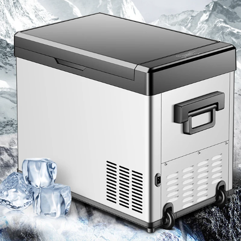 Nevera portátil para coche, camión, furgoneta, RV, Camping, Picnic, 12/24/220V, 45W
