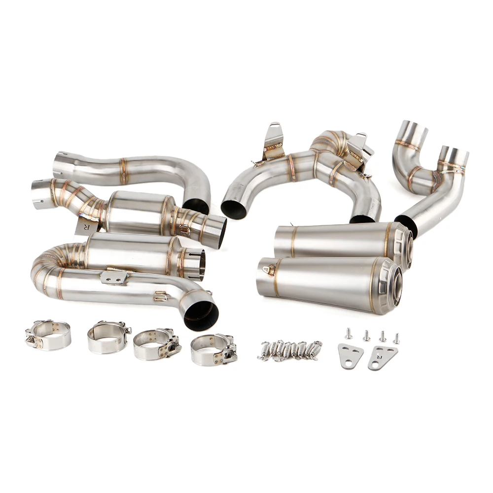 For Ducati Panigale V4 / V4S 2022 2023 2024 Panigale V4S V4 Escape Motorcycle Exhaust Link Pipe Slip-On exhaust pipe