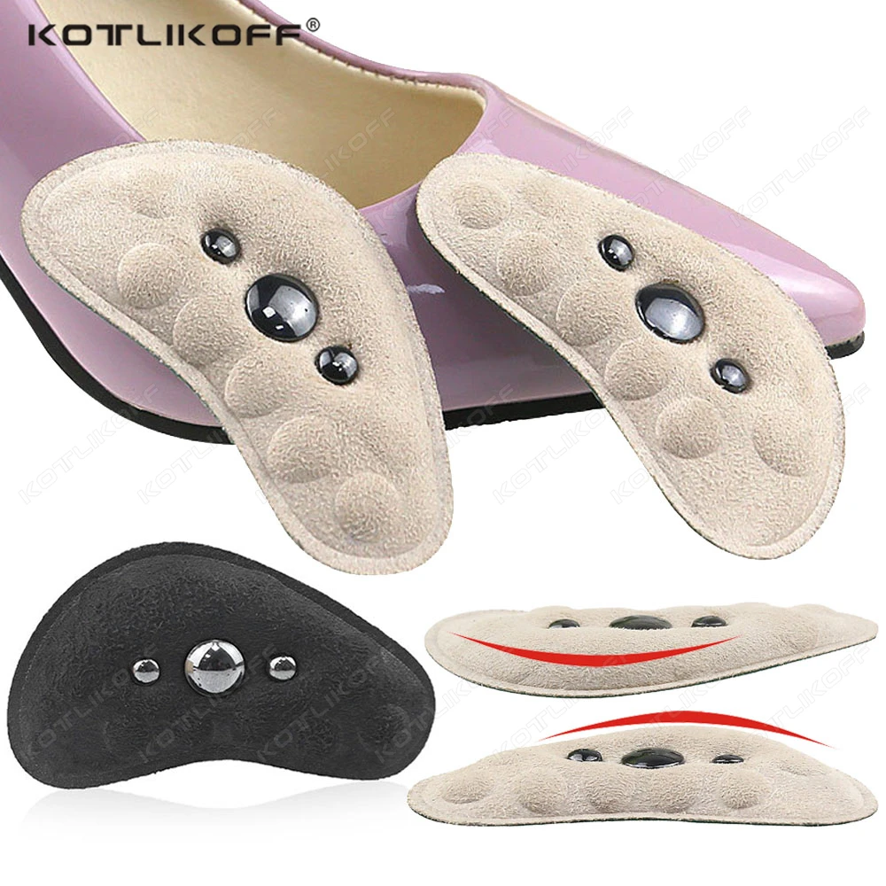 1/2 Paar O/X Beinkorrektur-Einlegesohlen Valgus Varus Orthesen Arch Support Magnet Massage Gel Fußpflege Klebeeinsätze Pflege Pads