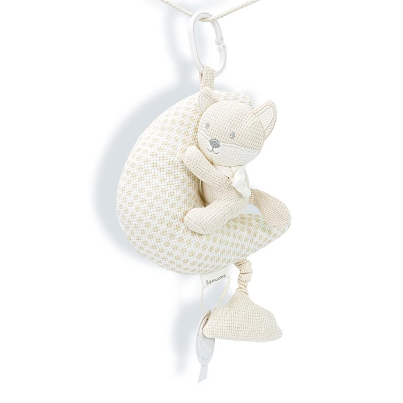 Đồ chơi đồ chơi êm dịu cho trẻ sơ sinh có thể giặt được bằng bông động cho xe đẩy cũi và ghế ngồi ô tô 15UB