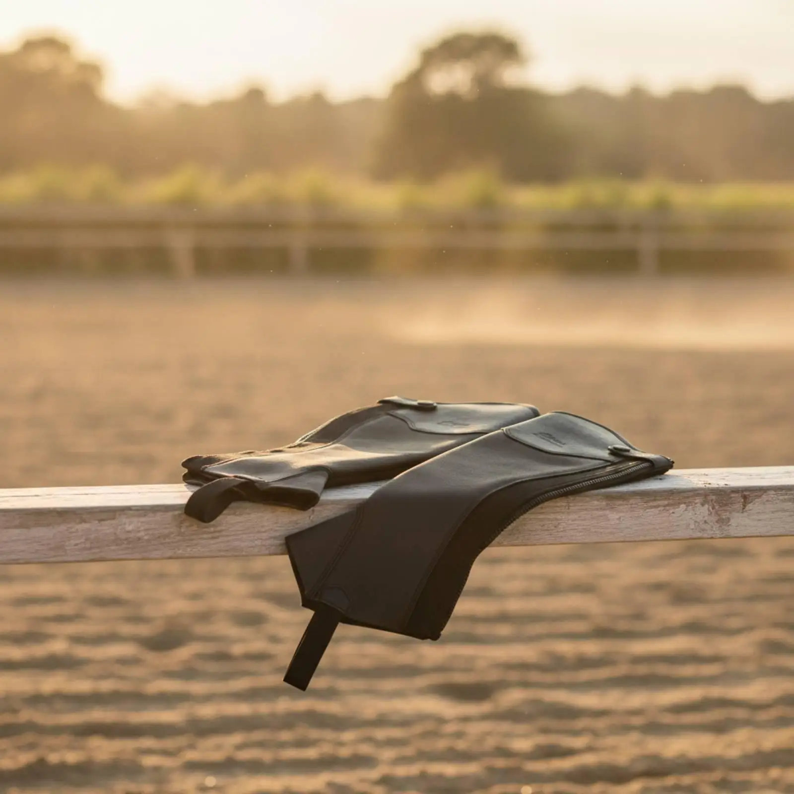 protective-riding-leg-guards-for-horse-sports-with-reinforced-tab-pu-leather-elastic-calf-fit