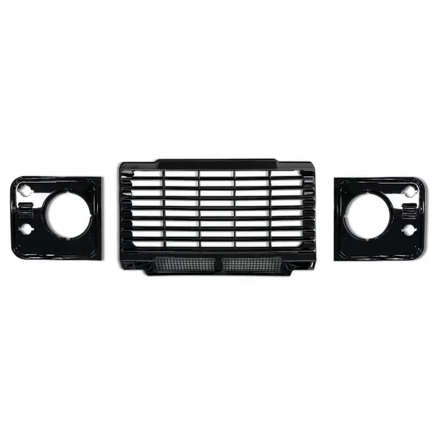 

BLACK FRONT GRILLE FOR LAND ROVER DEFENDER 90 110 130