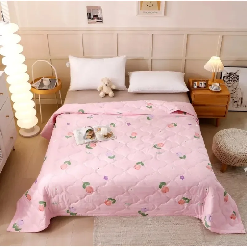 1pc Comforter Summer quilt Machine Washable Single Double Blanket for Bed Soft Comfortable Quilt Decor summer blanket dekbed 퀼트