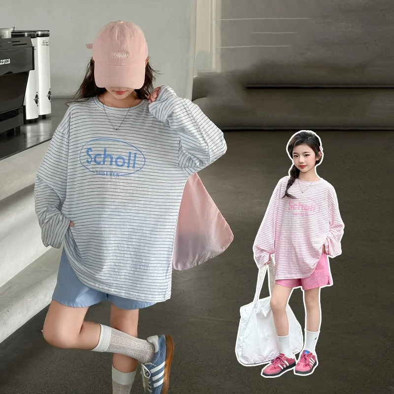 

Tween Girls Clothes Set Kids Top+Bottom Sets 2-Pieces Of Long Sleeves Tee+Shorts Toddler Girls Cooling T-Shirt+Trousers 4-14Y
