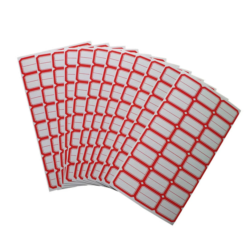 80 Sheets 24 Per Sheet Adhesive Sticker Paper For Price Tag Name Label Office Classroom Store Use Sticker Labels Address Labels
