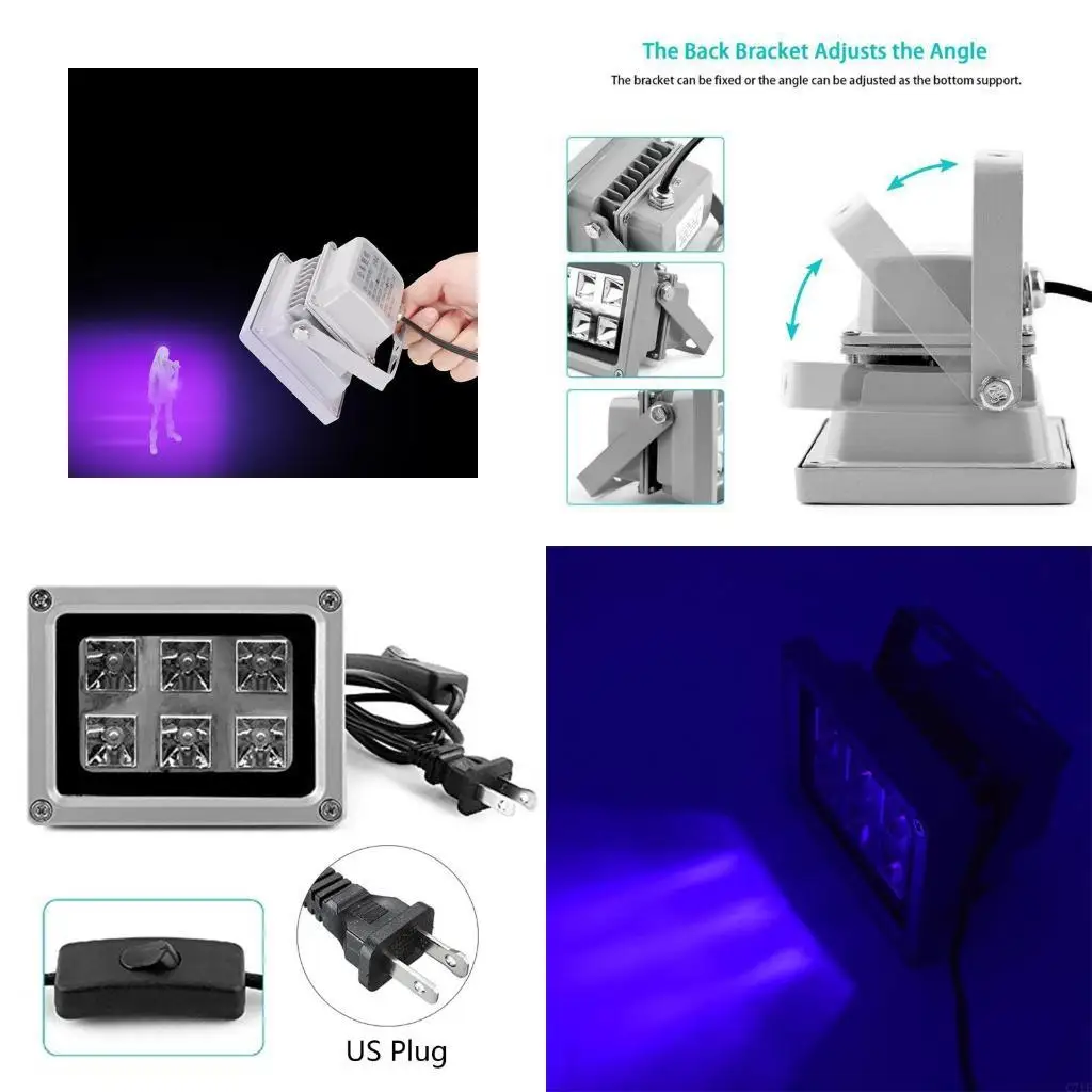  Resin Curing Lamp Suitable for 3D Printer Photochemical Catalysis Physiotherapy