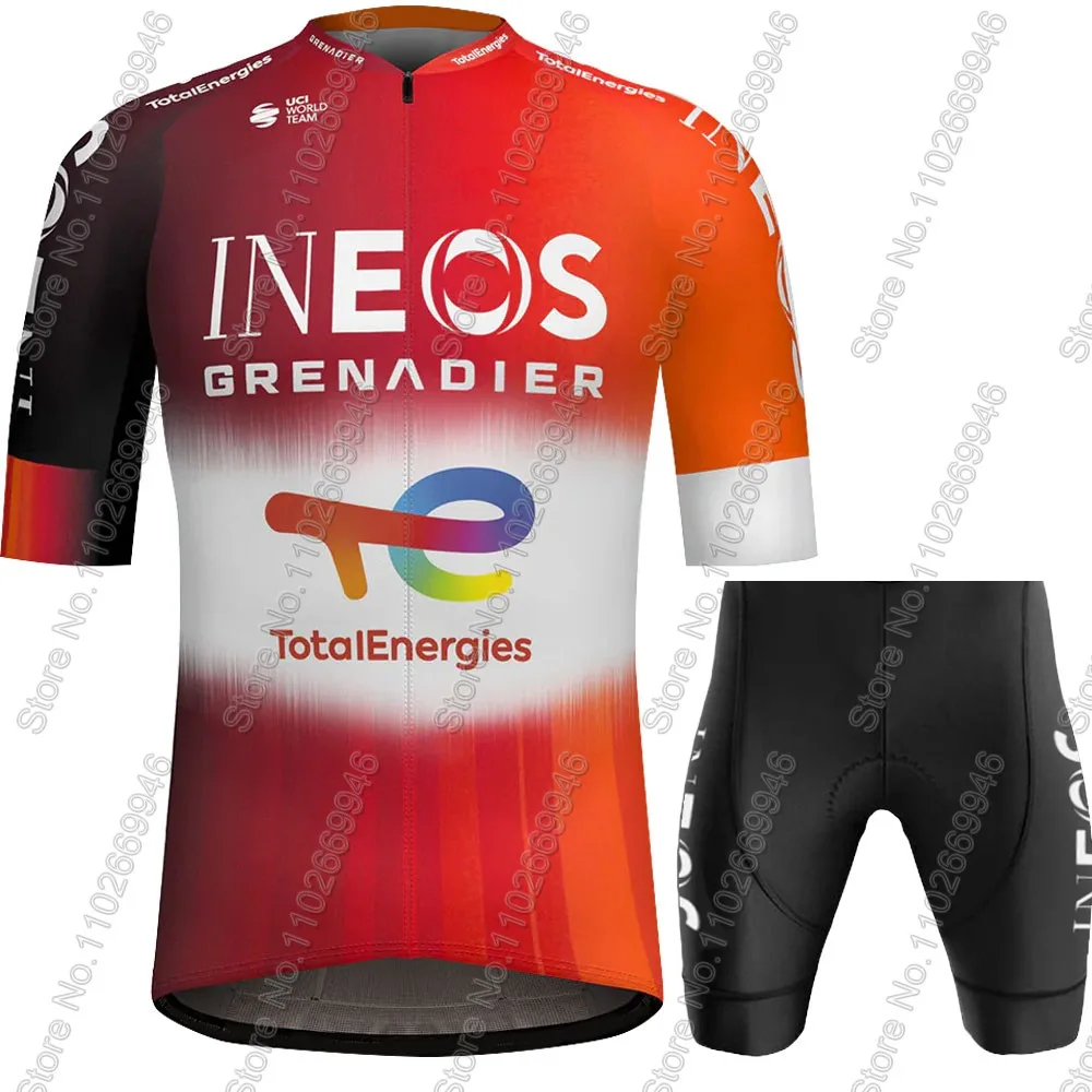Ineos Grenadiers Team إيطاليا بطل 2025 الدراجات جيرسي مجموعة دراجة الملابس الطريق دراجة قمصان دعوى مريلة السراويل الجبلية Ropa مايوه #5