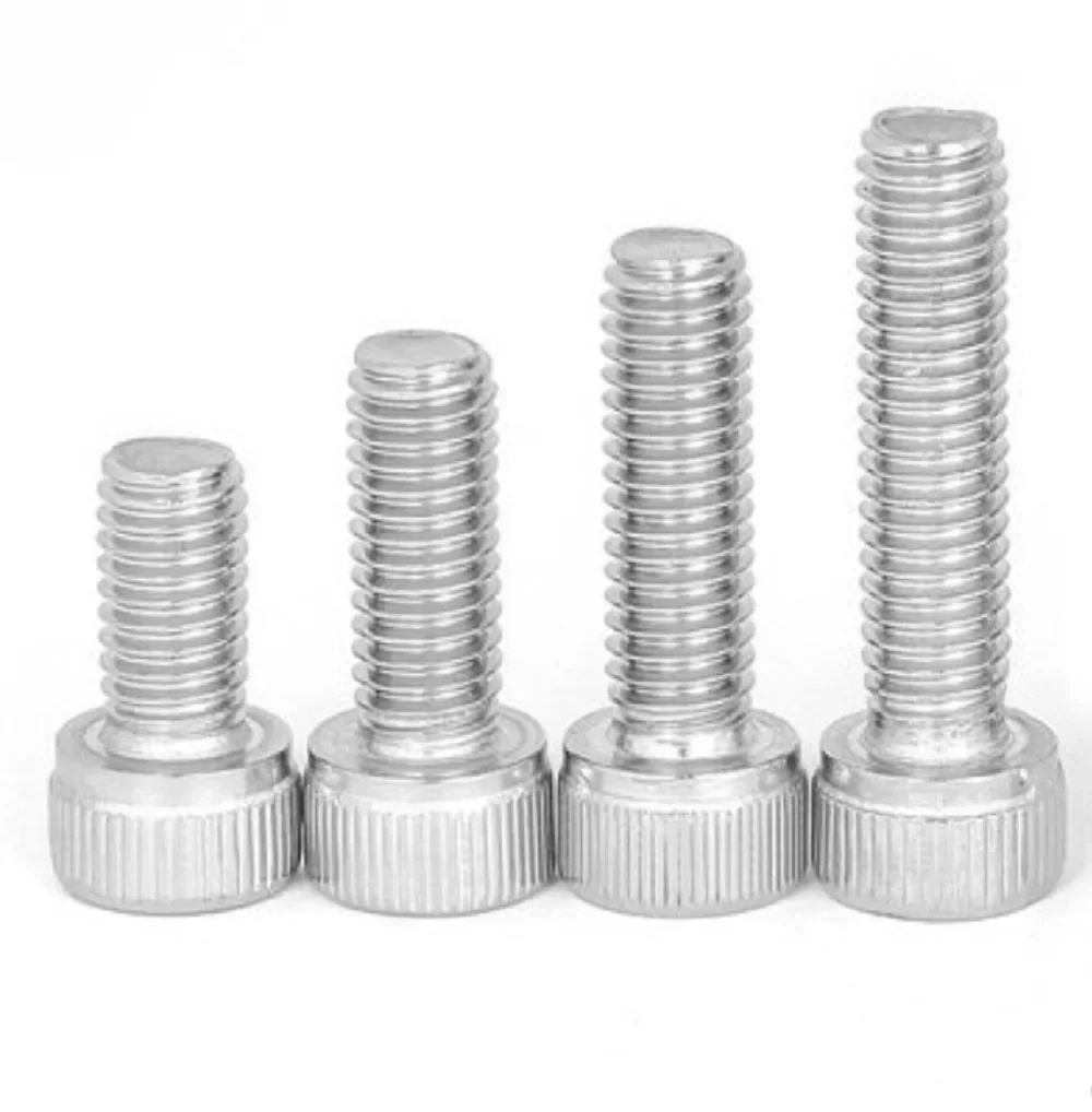 5pcs-100pcs Din912 M1.4 M1.6 M2 M2.5 M3 M4 M5 M6 M8 A2-70 304 Stainless Steel Allen Hexagon Hex Socket Cap Screw Bolt