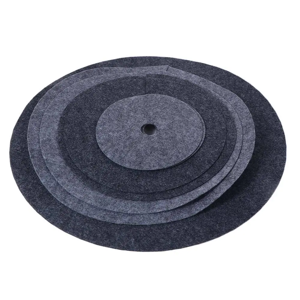 

20pcs Degradable Round Weeds Barrier Mats Moisturizing Breathable Tree Protector Mat Non-woven Weeds Mulch Ring