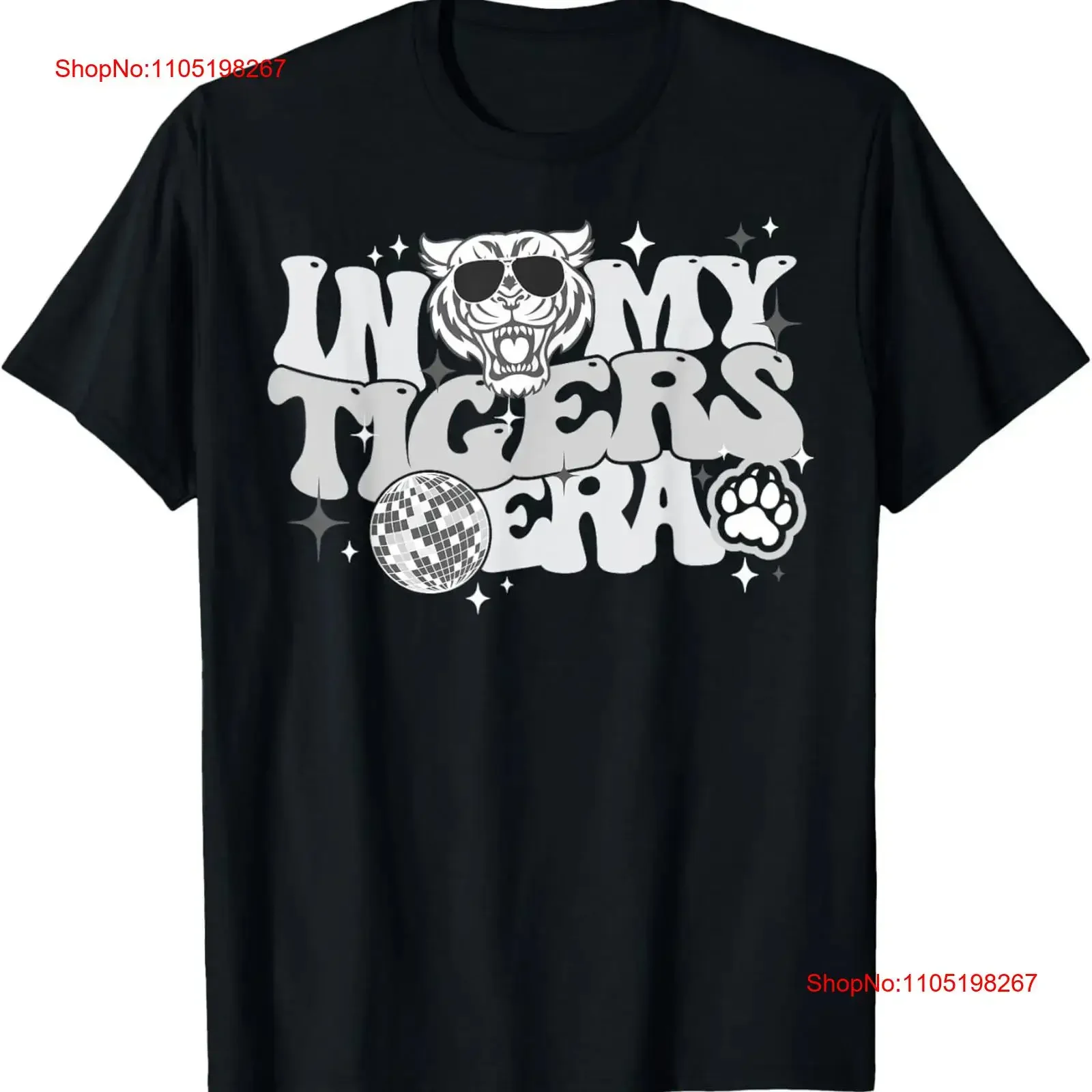 

In My Tigers Era Back to School Mascot Spirit Game Groovy T Shirt Sweat vintage Washed Comfortable Stylish Breathable Casual