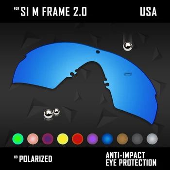 OOWLIT 편광 렌즈 교체, 오클리 SI M 프레임 2.0 & 3.0, Sl 발리스틱 M 프레임 2.0, M 프레임 2.0 스트라이크 선글라스 