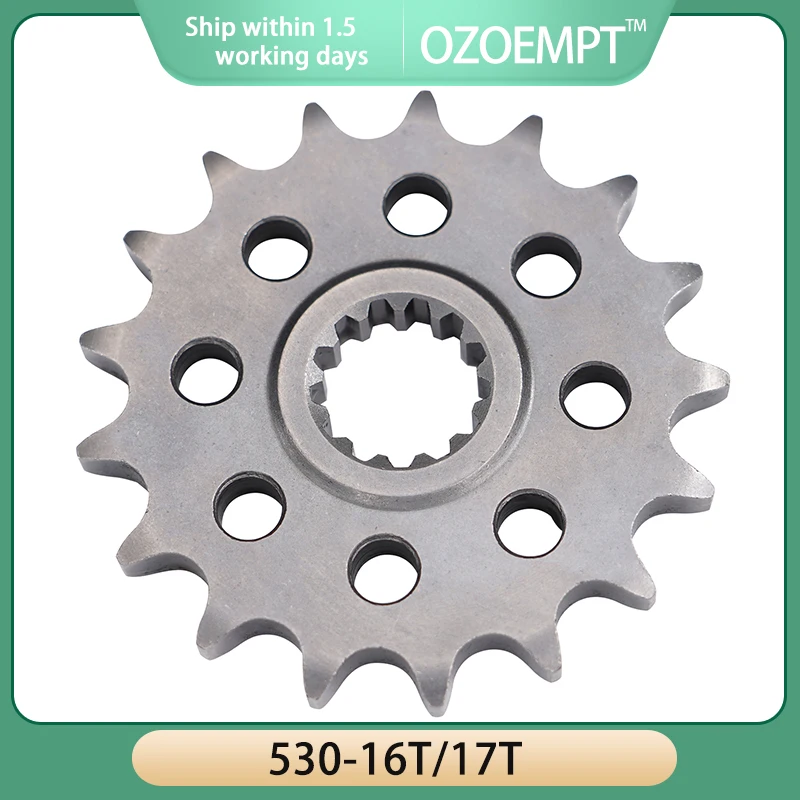 

OZOEMPT（530-16T/17T）Motorcycle Rear Sprockets For Ya/ma-ha FZ6 Fazer FZ700 FZR750/1000 FZX700/750 GTS1000 YZF750/1000R YZF-R6/R7