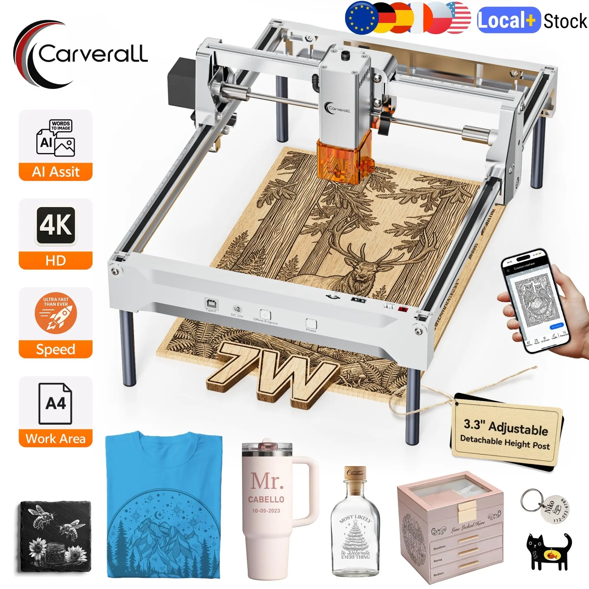 Carverall K15Pro Po…