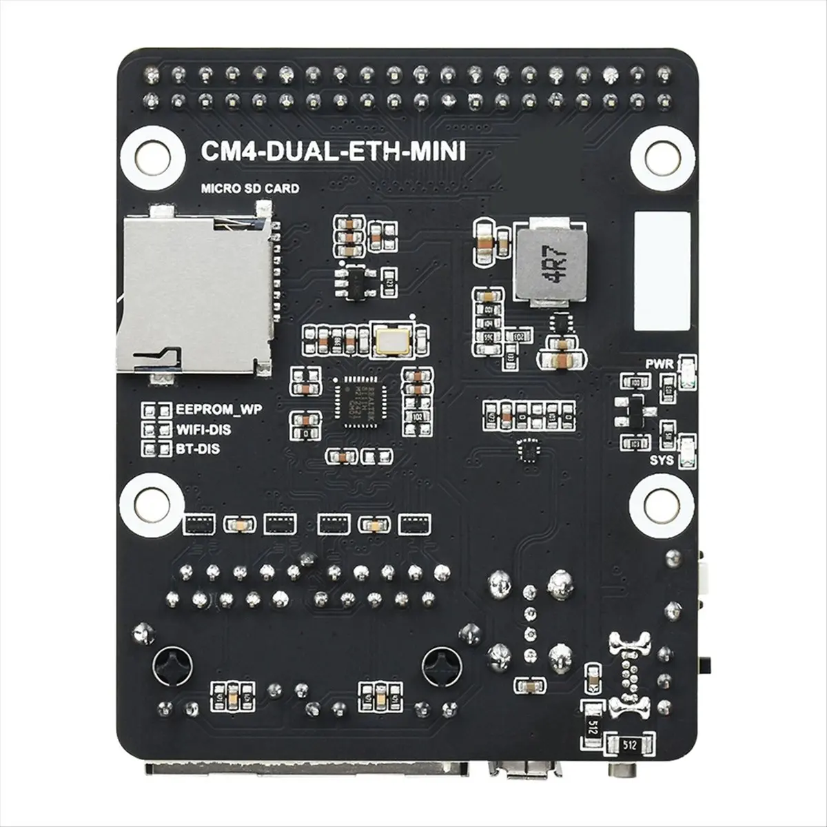 Goodprice MINI Dual Ethernet CM4 Carrier Board for RPI Raspberry Pi Compute Module 4 Lite EMMC Expansion Base Board