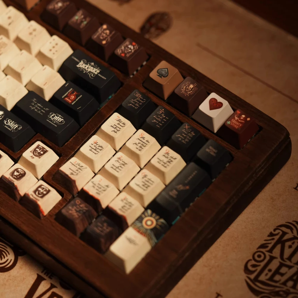 Shakespeare's Trump Card  Keycap Set Sonnet Themed Keycap PBT Cherry Profile Artisan Point Key Caps Keyboard Accessories Gift