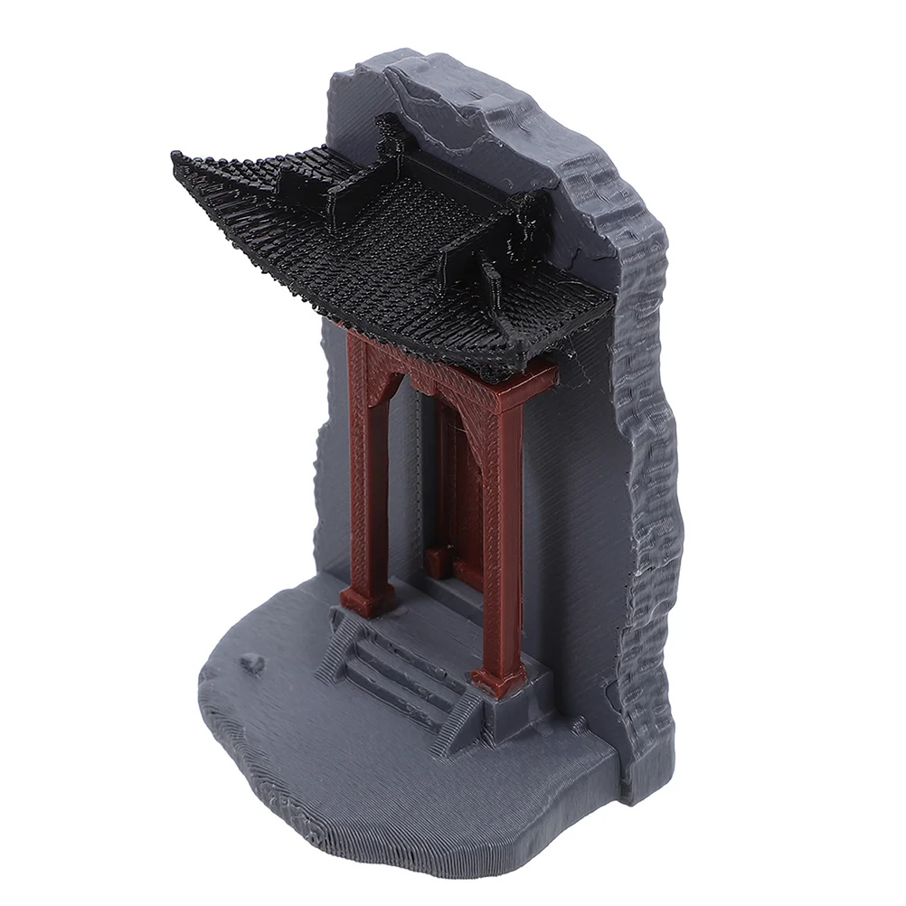 

Aquarium Gate Ornament Fish Tank Decorations Hideout Underwater Gate Decoration Lifelike Aquarium Decor Asian Decor For