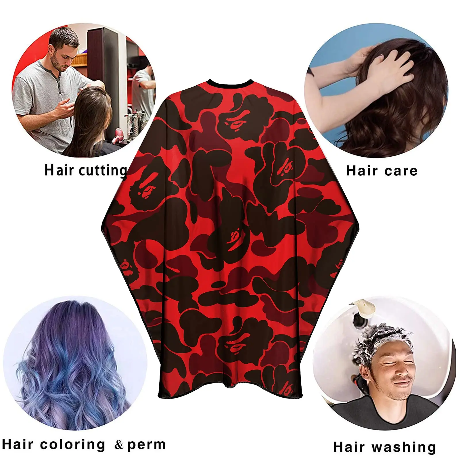Professionelles Wasserdichtes Friseur-Schürzen-Set Antistatischer Friseurumhang Salon-Werkzeuge für Herren-Haarschnitt Stylist-Arbeitsgeschenke – Detail 6