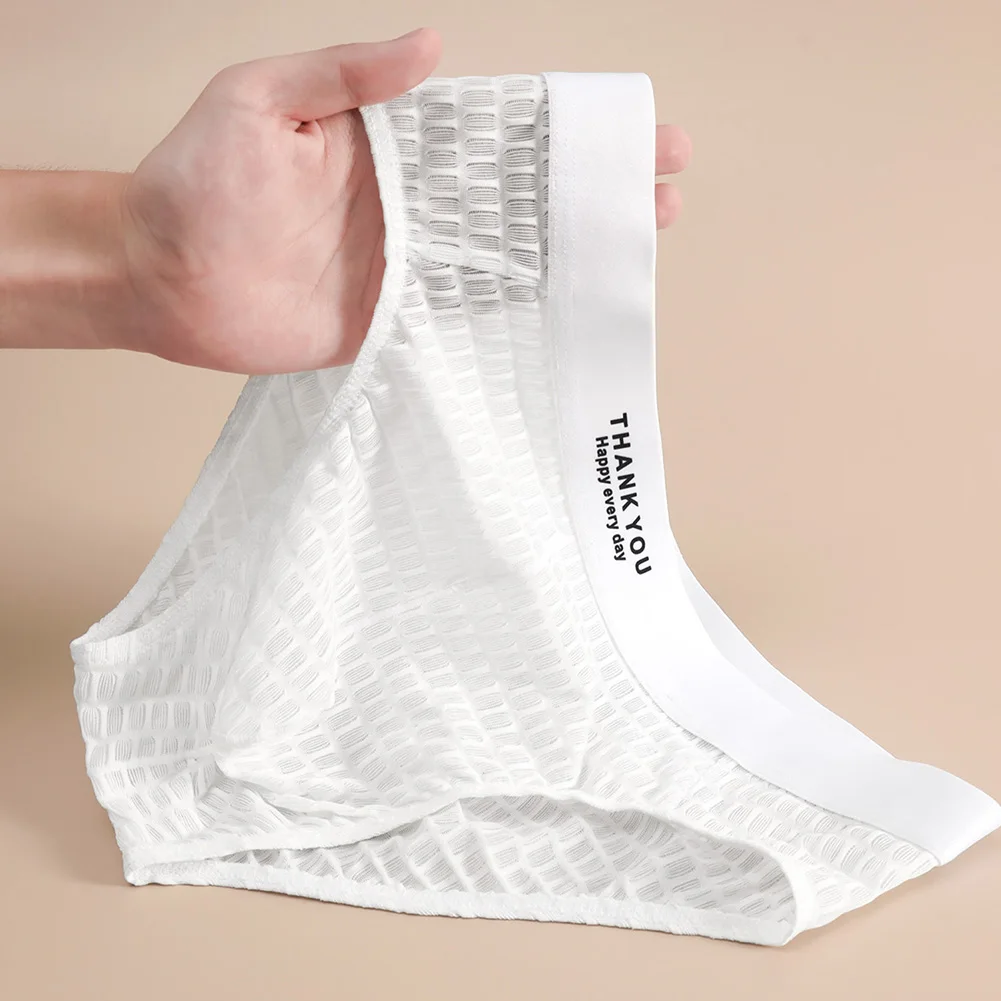 

Men Sexy Underwear See Through PantiesMesh Gay Sissy Pouch Briefs Low Rise Hot Hot Lingerie Breathable Underpants Men's Clothing